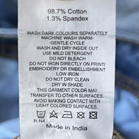 Max The Green Jeans Womens Skinny Fit Sustainable Size 32 Medium Wash Casual - Picture 14 of 14